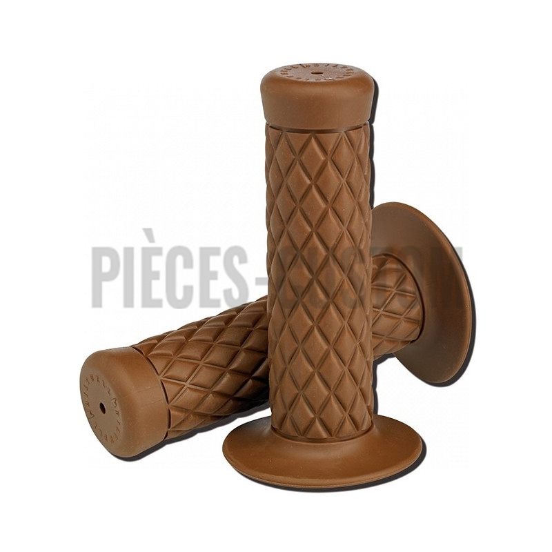 Poignées Biltwell Thruster Chocolat 22mm
