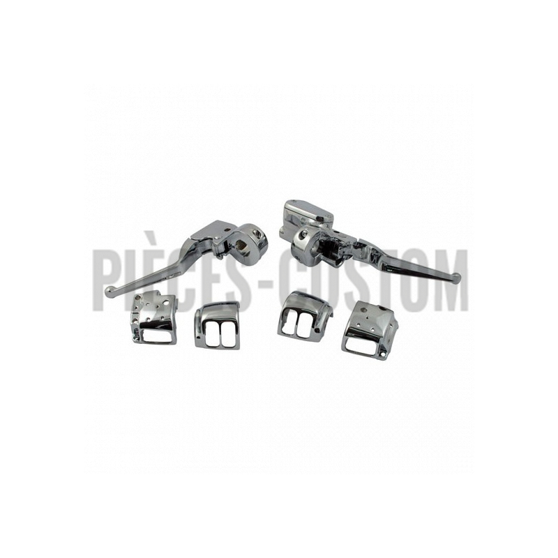 Kit maître cylindre 14mm sans boutons Sportster de 2004 à 2006 double disque