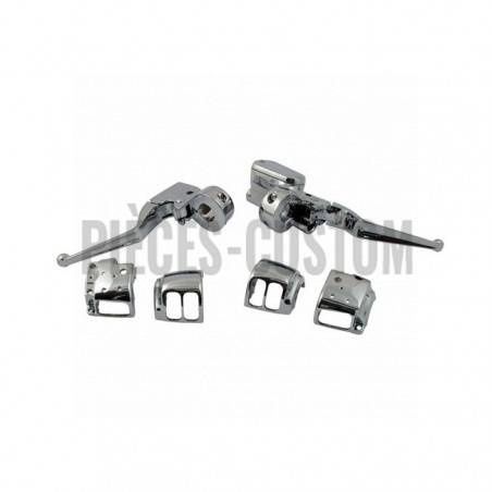 Kit maître cylindre 14mm sans boutons Sportster de 2004 à 2006 double disque
