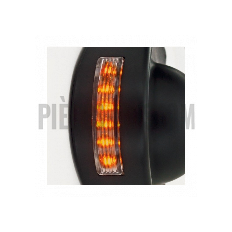 Rétroviseurs clignotants LED finition noire pour Touring de 1996 à 2017