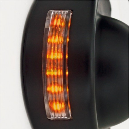Rétroviseurs clignotants LED finition noire pour Touring de 1996 à 2017