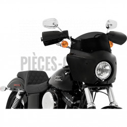 Pare-brise 18cm Dark  Black Smoke Road Warrior Memphis Shades