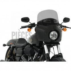 Pare-brise 28cm Black Smoke ventilé Road Warrior Memphis Shades
