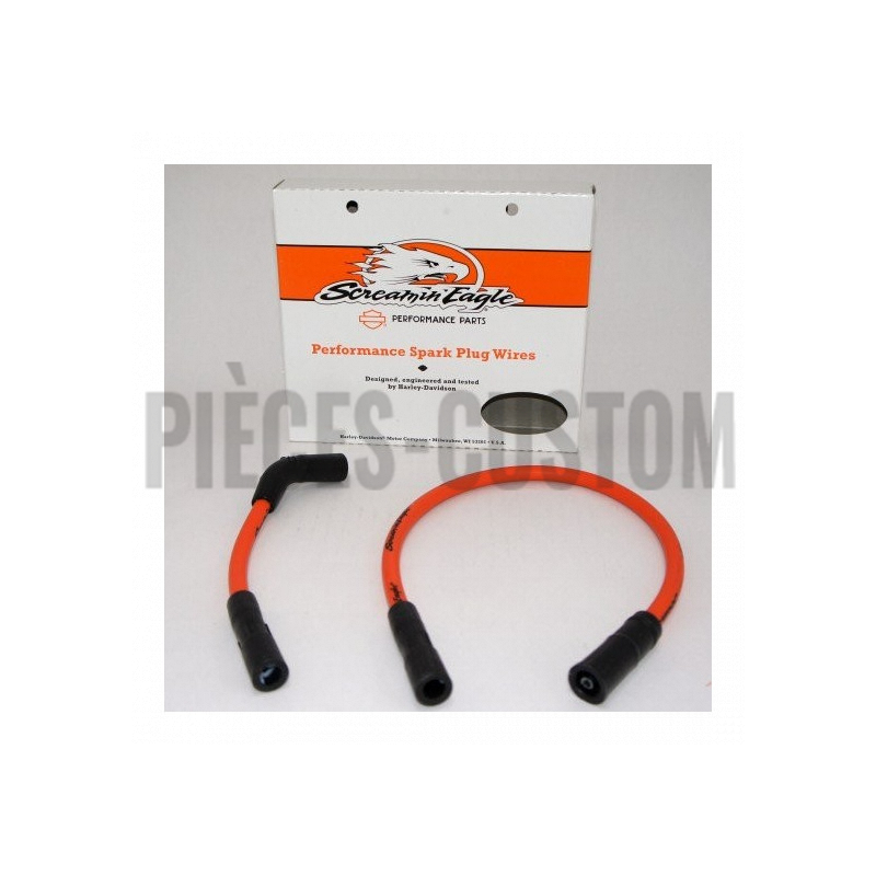 Cables de bougie orange Sreamin' Eagle pour Sportster de 2007 à 2017
