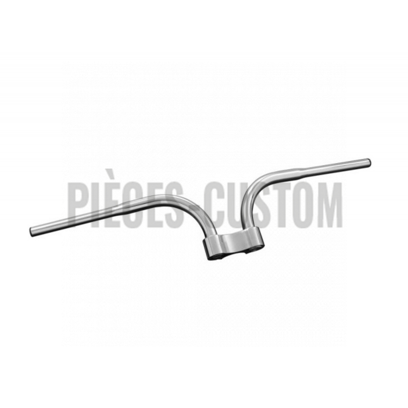 Guidon rond ajustable 32mm chromé largeur 95cm