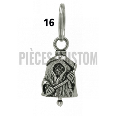 Clochette moto porte-bonheur modèle Grim Reaper