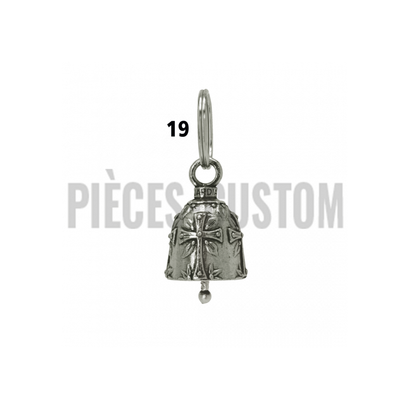 Cloche De Moto Porte-Bonheur Chromée - Guardian Bell Motard Protection Et Chance