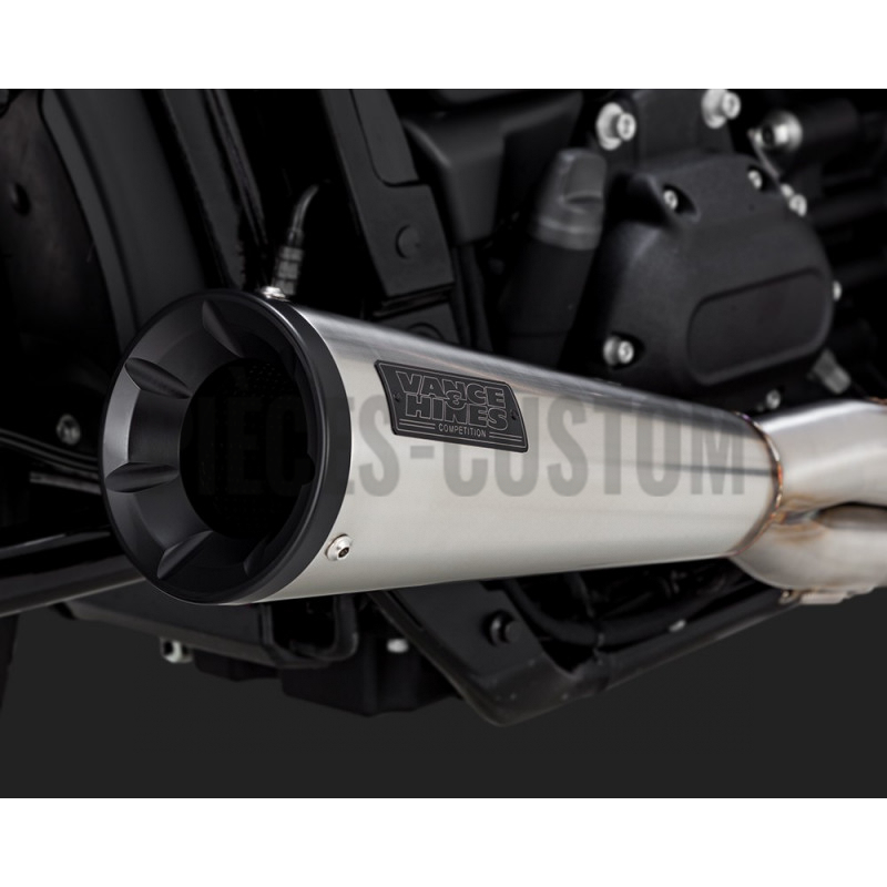 Echappement Vance & Hines Upsweep 2 en 1 en acier pour Softail 2018