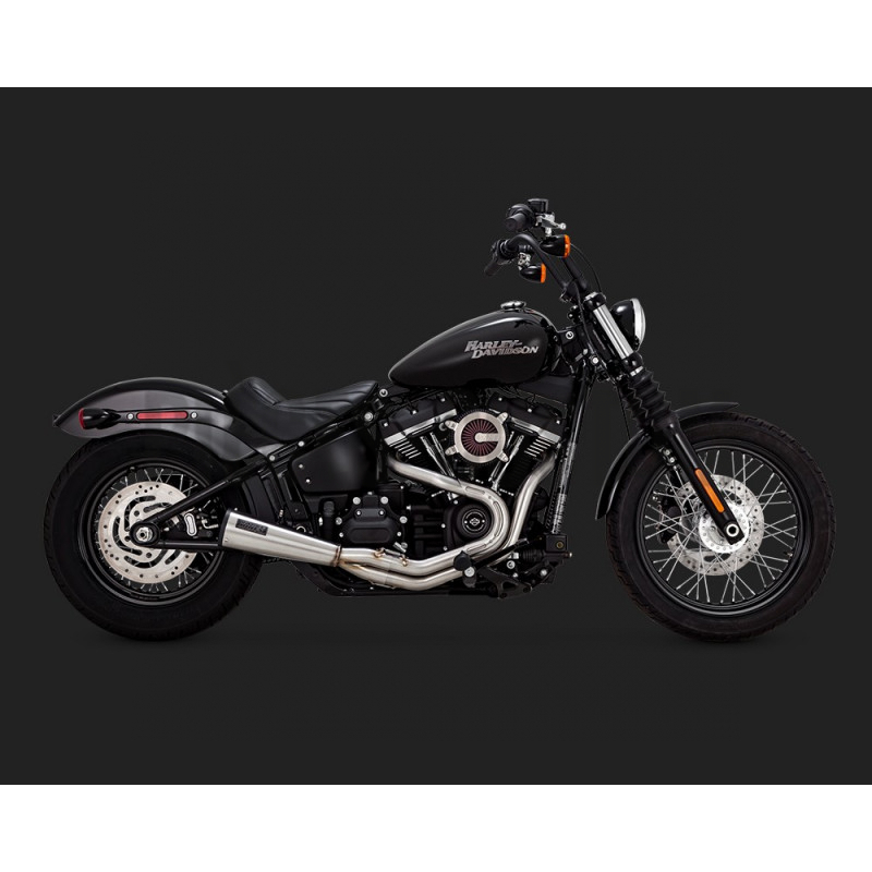 Echappement Vance & Hines Upsweep 2 en 1 en acier pour Softail 2018