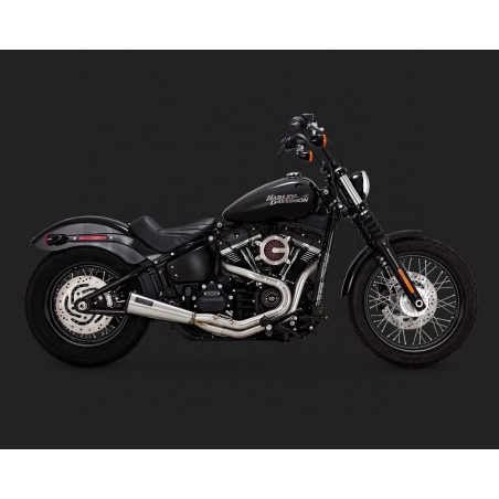 Echappement Vance & Hines Upsweep 2 en 1 en acier pour Softail 2018