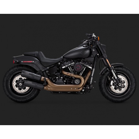 Silencieux Vance & Hines Hi-output Noir pour Softail 2018