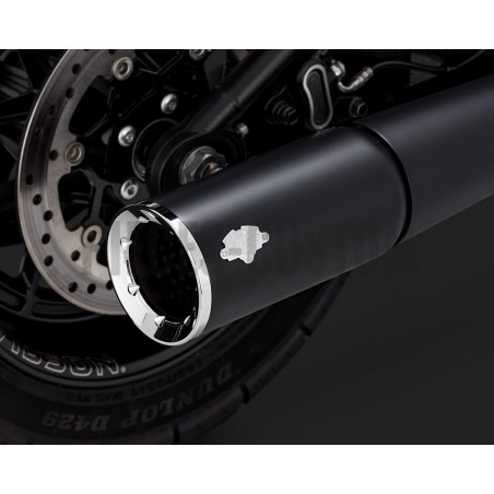 Echappement Vance & Hines Pro Pipe Noir pour Softail 2018