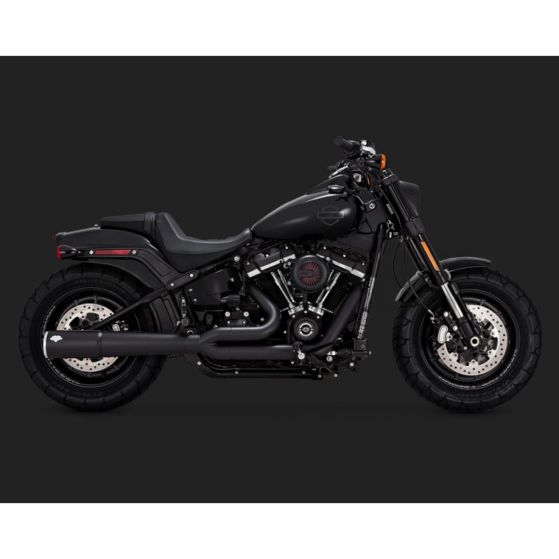 Echappement Vance & Hines Pro Pipe Noir pour Softail 2018