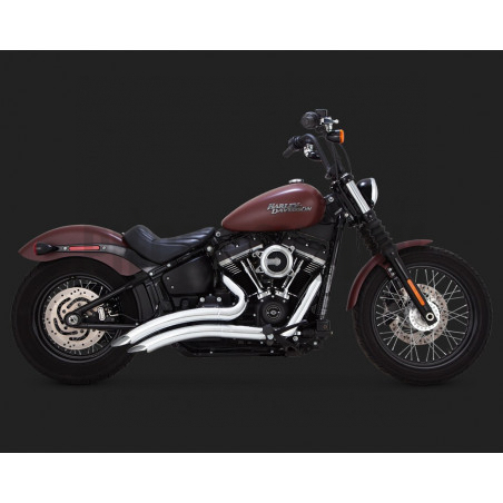 Echappement Vance & Hines Big radius chromé pour Softail 2018