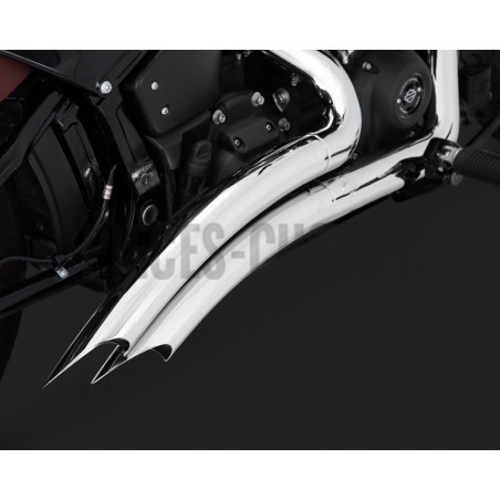 Echappement Vance & Hines Big radius chromé pour Softail 2018