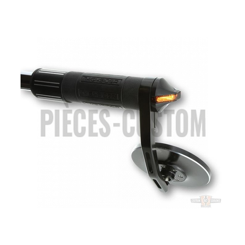 Clignotants à LED Highsider  aluminium Noir