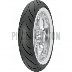 Pneu avant Avon Cobra AVM71 MH90-21 Flanc Blanc