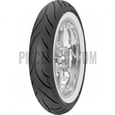 Pneu avant Avon Cobra AVM71 MH90-21 Flanc Blanc