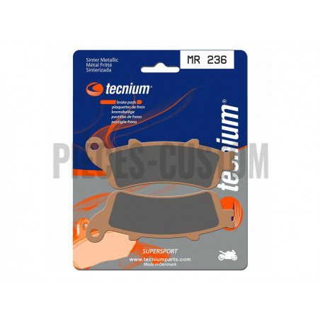 Plaquettes de frein arrière Tecnium pour Honda VT1300 VTX1800 de 2001 à 2012