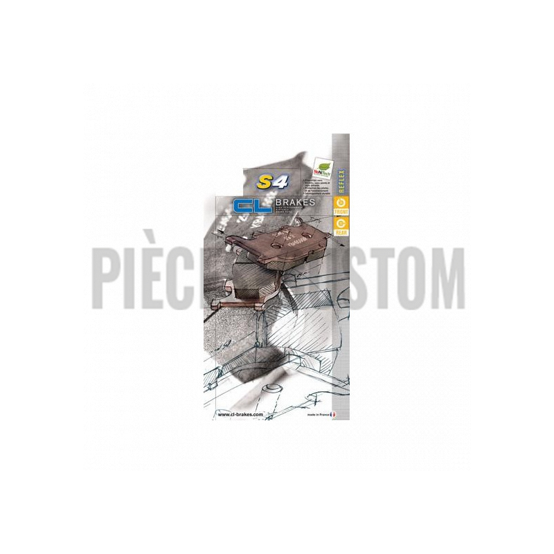 Plaquettes de frein arrière CL Brakes pour 125Rebel de 1997 à 2000