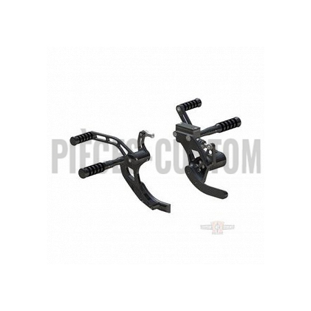 Commandes avancées Rick's Noir +2" O-Ring pour Softail 2018