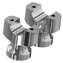 Risers-Thunderbike-Standard-hauteur-63-mm-chrome-FXSB-et-FXBR/S-2013-à-2018
