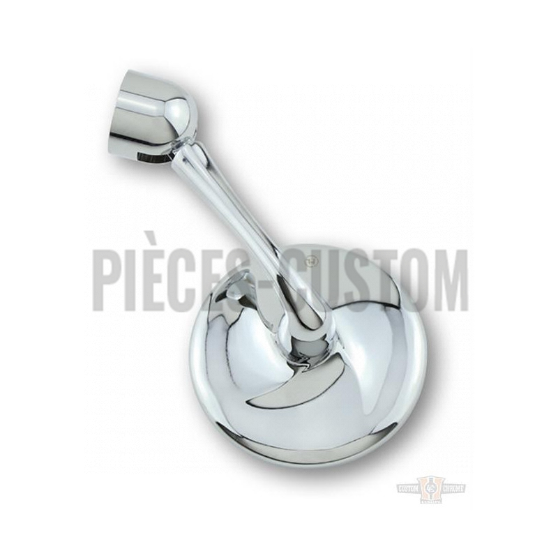 Rétroviseur embout de guidon Highsider Chrome hauteur 150mm