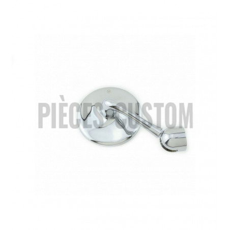 Rétroviseur embout de guidon Highsider Chrome hauteur 150mm