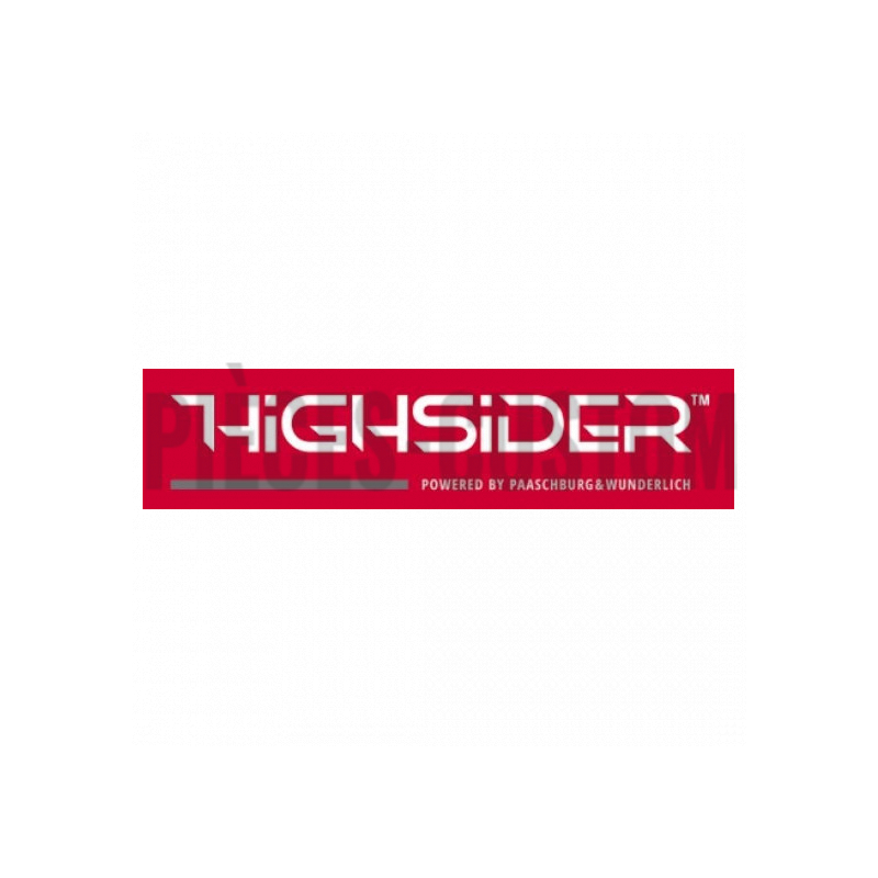 Rétroviseur embout de guidon Highsider Noir hauteur 150mm