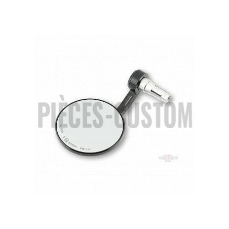 Rétroviseur embout de guidon Highsider Conero Noir hauteur 180mm