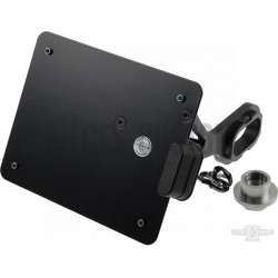 Support de plaque latérale 210x130mm Noir Cult Werk pour Softail 2018