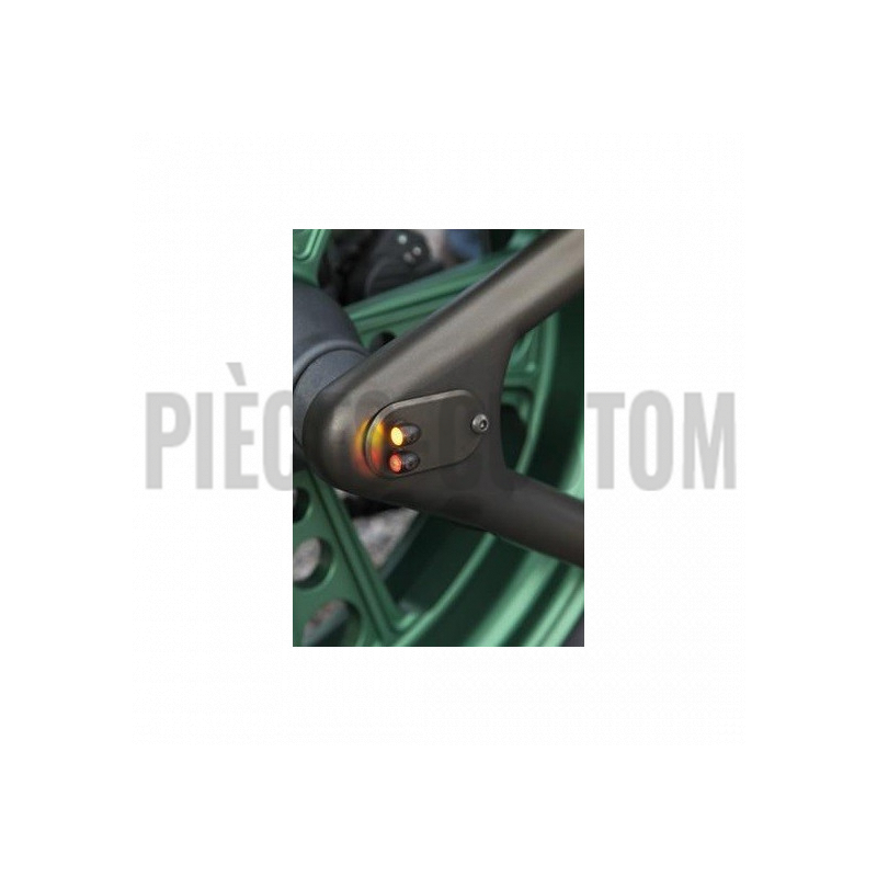 Clignotant LED Bullet Atto RB Kellermann Horizontal Chrome  lentille claire