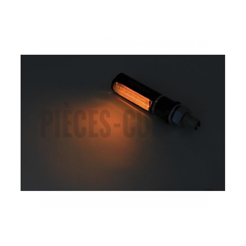 Clignotants Noir à LED Highsider Conero M8 x 1,25
