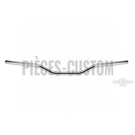 Guidon 22mm Biltwell Tracker Chrome sans empreintes