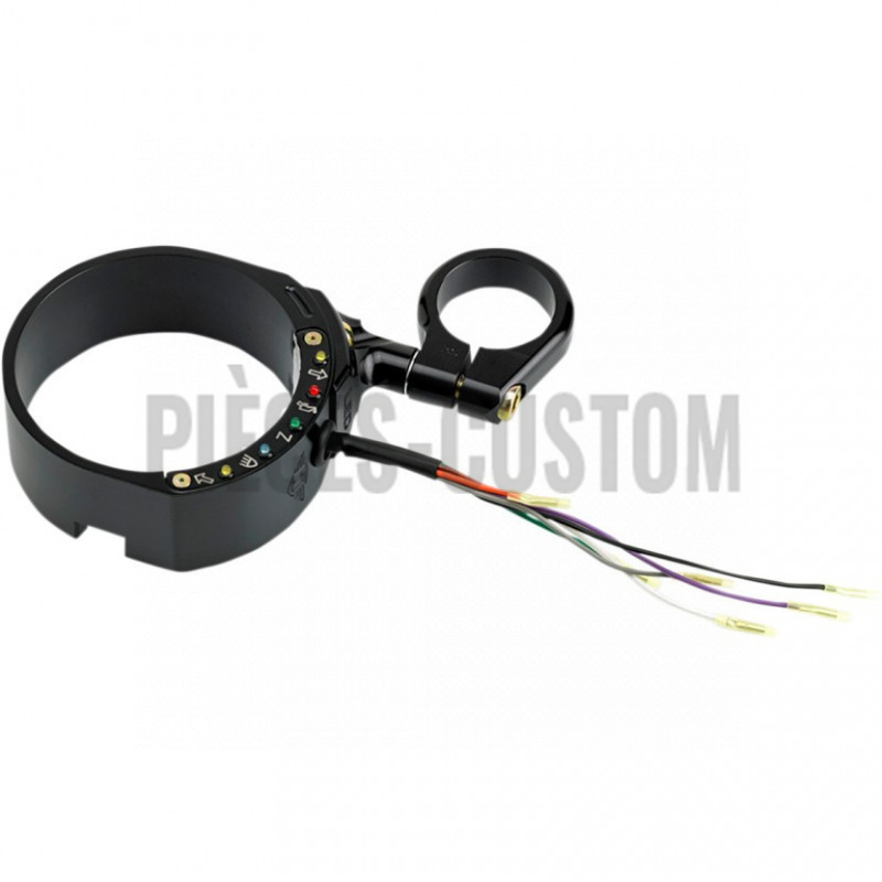 Support compteur Noir pour tube de fourche 49mm Sportster de 2016 à 2018