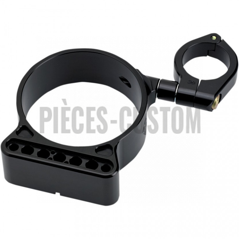 Support compteur Noir pour tube de fourche 39mm Sportster de 1995 à 2013