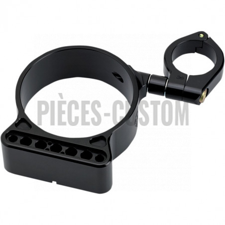 Support compteur Noir pour tube de fourche 39mm Sportster de 1995 à 2013