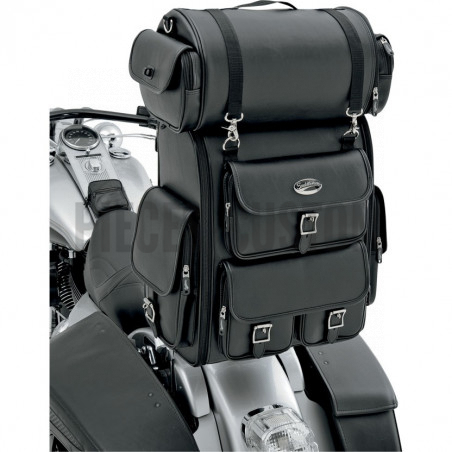 Sac de sissy Bar EX2200 Deluxe Saddlemen avec roll bag lisse