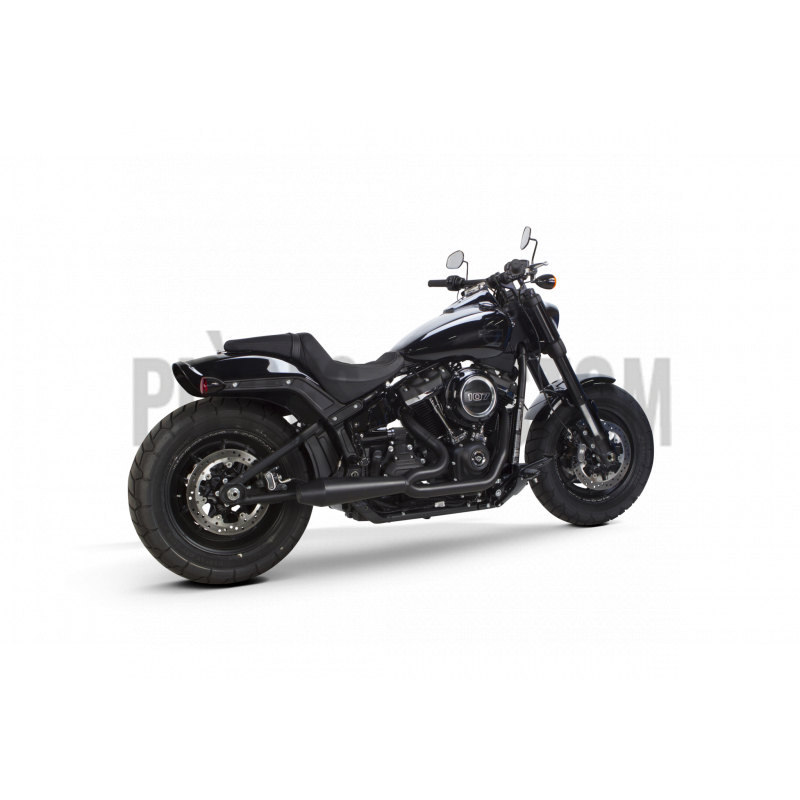 Échappement-TBR-Megaphone-Generation-2-Noir-pour-Softail-de-2018-et-après