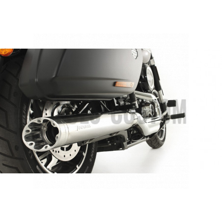 Silencieux-Remus-Custom-Inox-chromé-pour-Sport-Glide-de-2018-et-après
