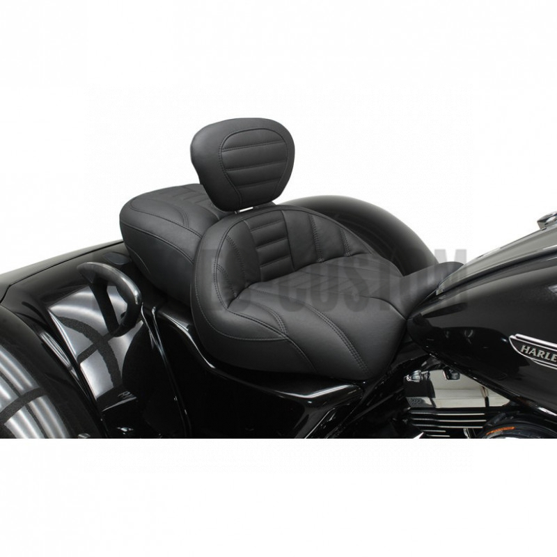 Selle Mustang Deluxe Super Touring pour FLRT de 2015 à 2018