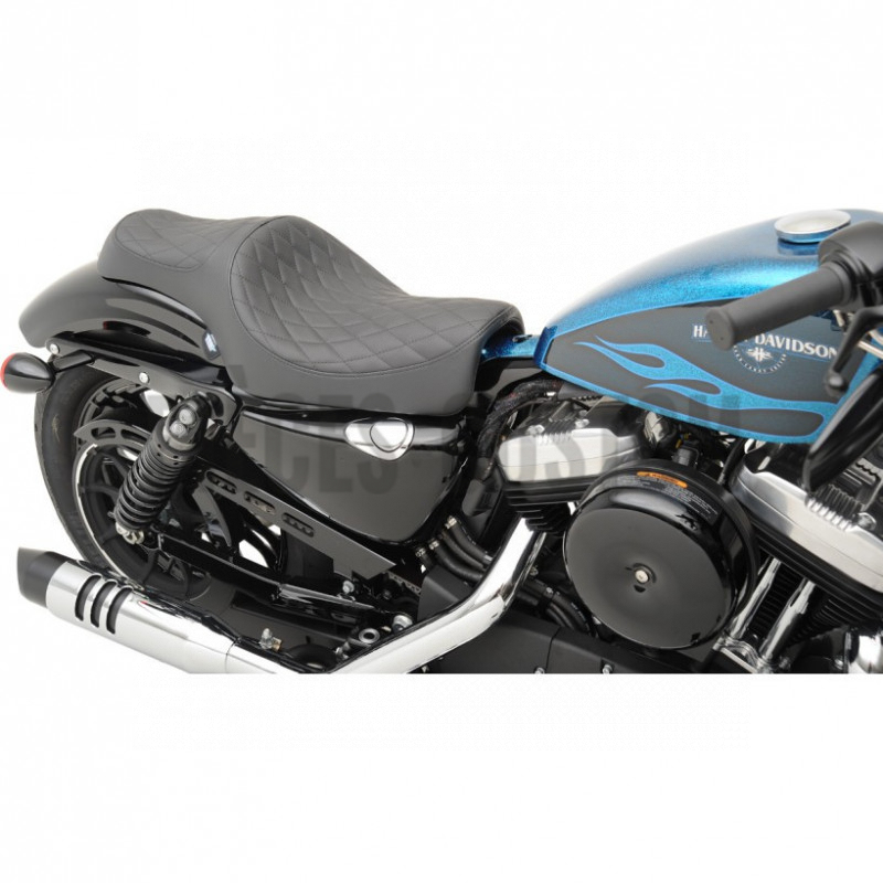 Selle Caballero 2-Up Diamond pour Sportster de 2004 à 2018