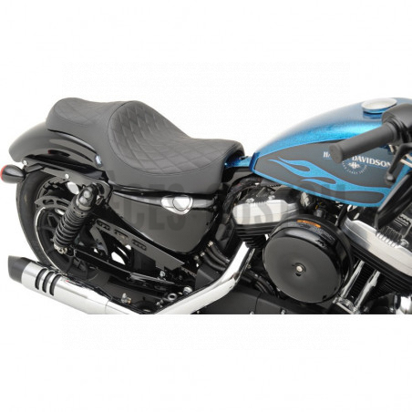 Selle Caballero 2-Up Diamond pour Sportster de 2004 à 2018