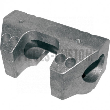 Risers Brut LA Choppers pour guidon de 32mm FLHR de 1999 à 2013