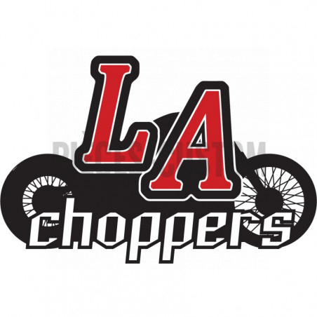 Risers Brut LA Choppers pour guidon de 25mm FLHT FLTR de 2008 à 2015