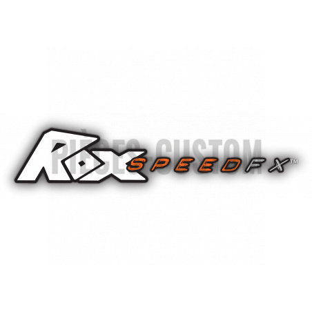Risers pivotants Rox Speed FX Patriot Chrome 76mm pour guidon de 1"