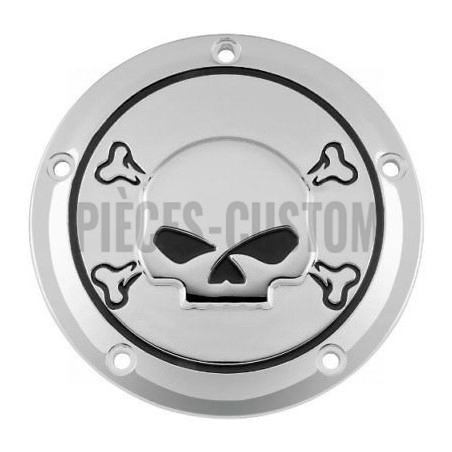 Trappe-Skull-chromée