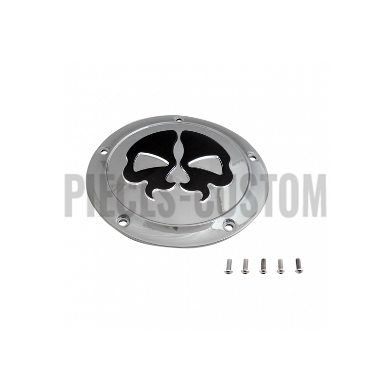 Trappe-Split-Skull-chromé-skull-noir