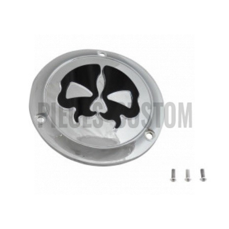 Trappe-Split-Skull-chromé-skull-noir