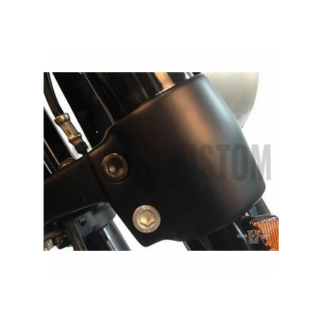 Set de vis Noires pour Té de fourche de V-Rod de 2012 à 2017